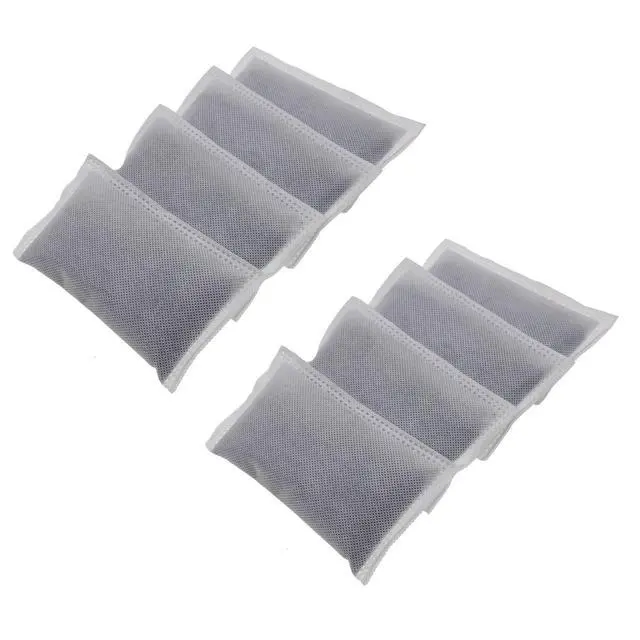 Alt view image 2 of 6 - 8 Pack Activated Charcoal Odor Absorbing Filter Refill Deodorizer
