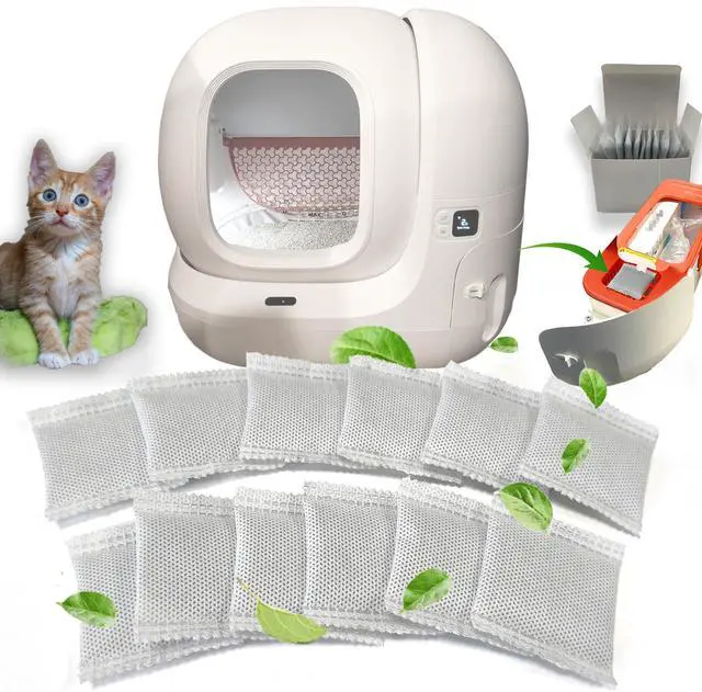 Main image of 12 PCS Odor Eliminator for PuraMax Self-Cleaning Cat Litter Box