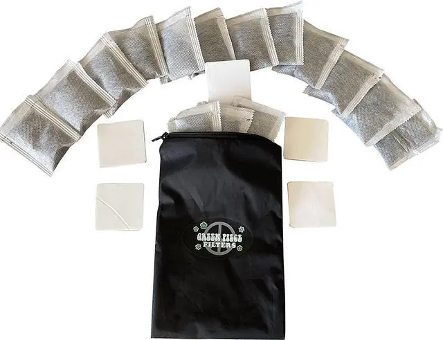 Main image of Pack of All Natural Baby Diaper Pail Deodorizer Activated Charcoal Air Purifier (15 Pack of Carbon Filters)