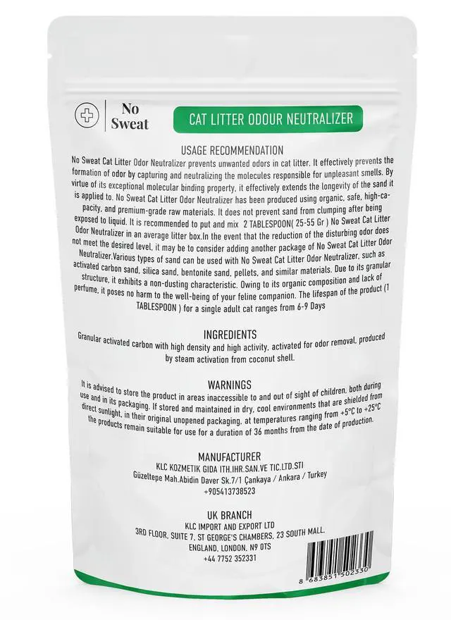 Alt view image 5 of 5 - Activated Carbon Cat Litter Odour Neutralizer-Made Of Coconut Shell-All Natural-No Chemical,Toxic Ingredients-Unscented-Planet Friendly-Economy Pack-500 GR- Packing May Vary