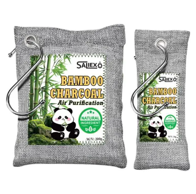 Alt view image 7 of 7 - Bamboo Charcoal Bags-Odor Absorbent, Natural Odor Eliminator, 6 Pack (200g*2) (50 * 4)