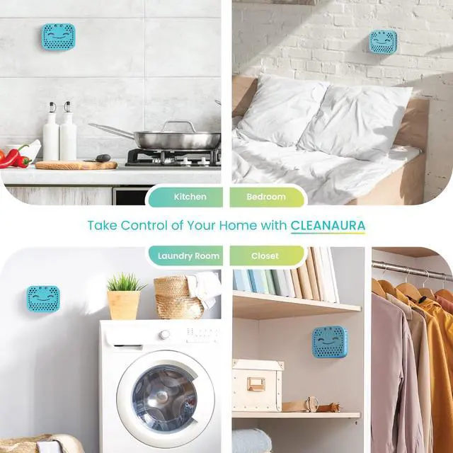 Alt view image 6 of 7 - CleanAura Deodorizing Filter Kit with Charcoal Filter Bag and Magnetic Sticker, Helps Eliminate Odor at Home