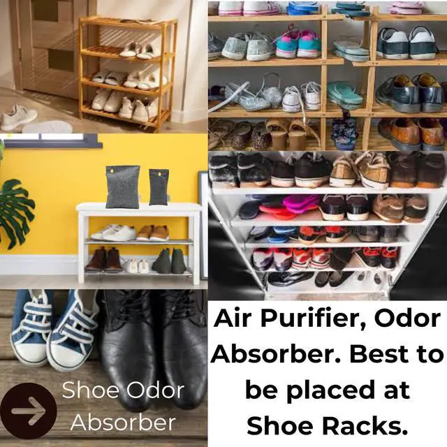 Alt view image 4 of 7 - Charcoal odor absorber, Charcoal Air Purifying Bags, Odor Absorber, Air Purifying Bags for Home, Closet Air Freshener, Odor Eliminator for Car, Shoes & Gym bags. Premium Qulity and a Large Quantity.