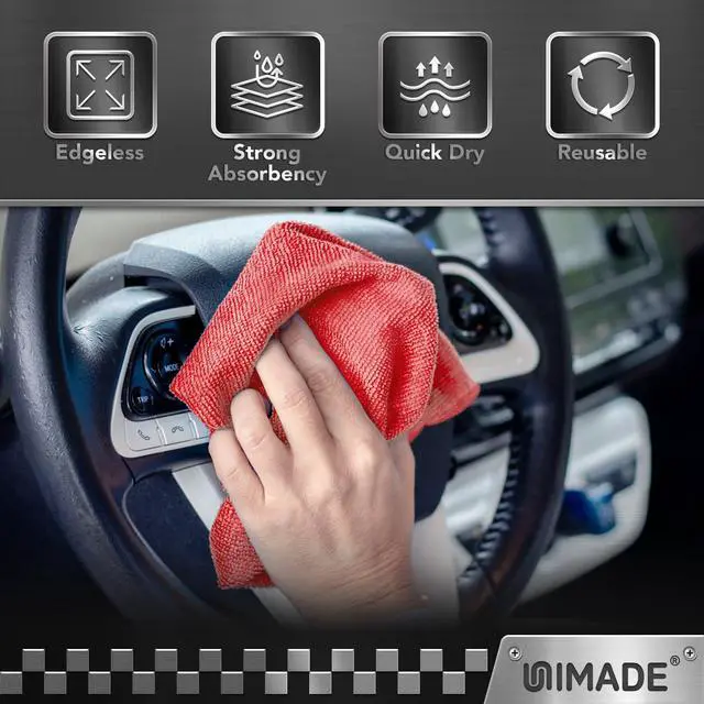 Alt view image 5 of 7 - Microfiber Cleaning Cloth, 24 Pack Reusable Microfiber Towels