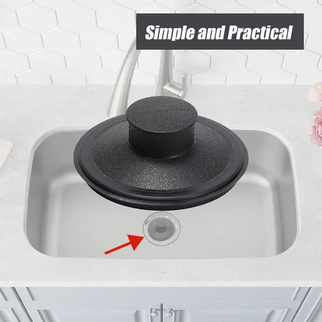 Alt view image 5 of 7 - Sink Stopper Exact Replacement for InSinkErator STP-PL/STPPL for Kitchen Drain Stopper and Garbage Disposal Plug, Compatible with Standard 3-1/2" Drains from Kohler, Waste King, Whirlpool, and More