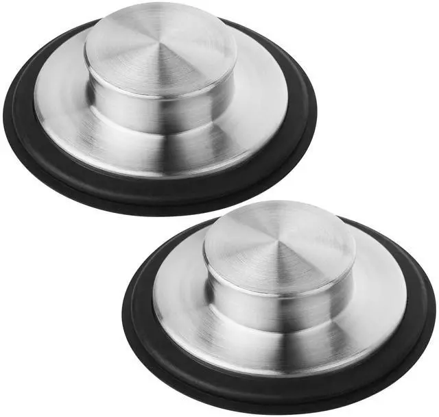 Main image of 2PCS 3.34" Stainless Steel Kitchen Sink Stopper for 3-1/2" Drains