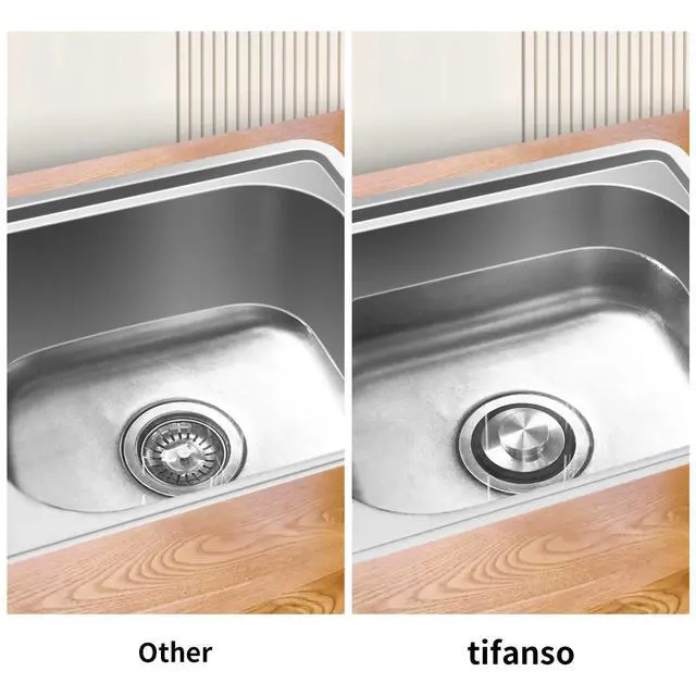 Alt view image 5 of 7 - 2PCS 3.34" Stainless Steel Kitchen Sink Stopper for 3-1/2" Drains