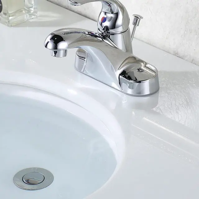 Alt view image 2 of 5 - Bathroom Sink Drain with Lift Rod, Sink Drain with Overflow, Chrome Drain Stopper for Vessel Sink
