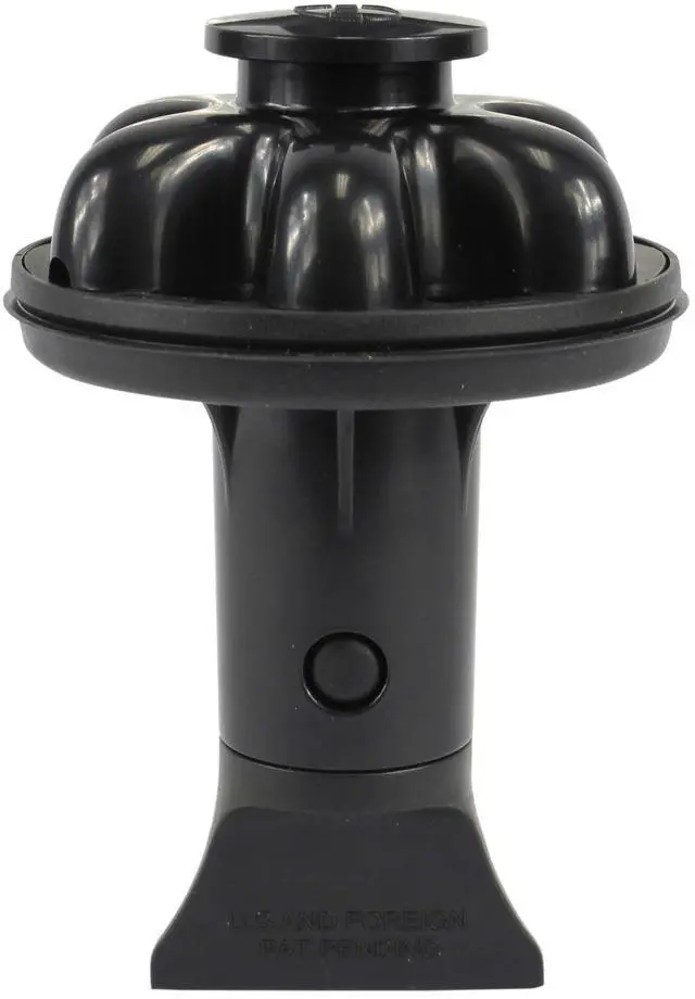 Main image of 10768A | Disposal Genie II Garbage Disposal Strainer and Stopper, Kitchen Sink Drain Splash Guard with Food Scraper, Black, 1-Pack
