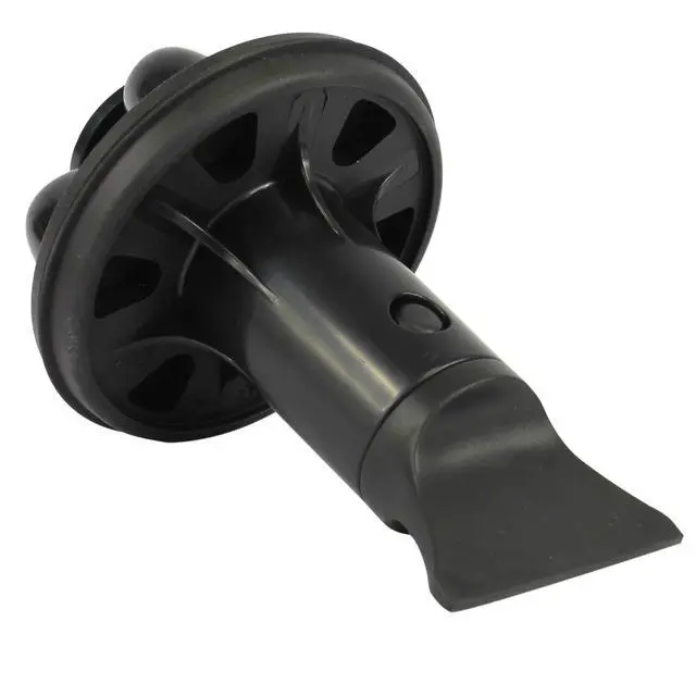 Alt view image 2 of 7 - 10768A | Disposal Genie II Garbage Disposal Strainer and Stopper, Kitchen Sink Drain Splash Guard with Food Scraper, Black, 1-Pack