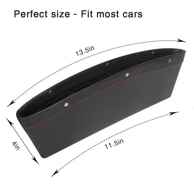 Alt view image 2 of 7 - 2 Set Car Seat Gap Organizer, Car Seat Gap Filler