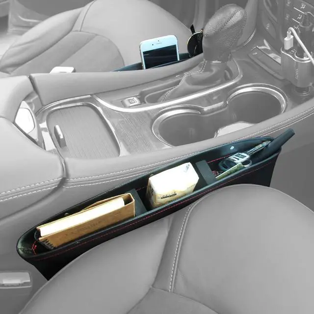 Alt view image 7 of 7 - 2 Set Car Seat Gap Organizer, Car Seat Gap Filler