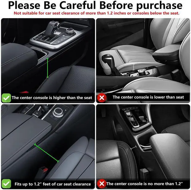 Alt view image 6 of 7 - Anti-Drop Car Seat Gap Filler Organizer, Premium Leather Console Organizer, Easy Access to Phone/Keys, Universal Fit for Car SUV Truck Multi-Purpose Essentials Organizer(2PC)