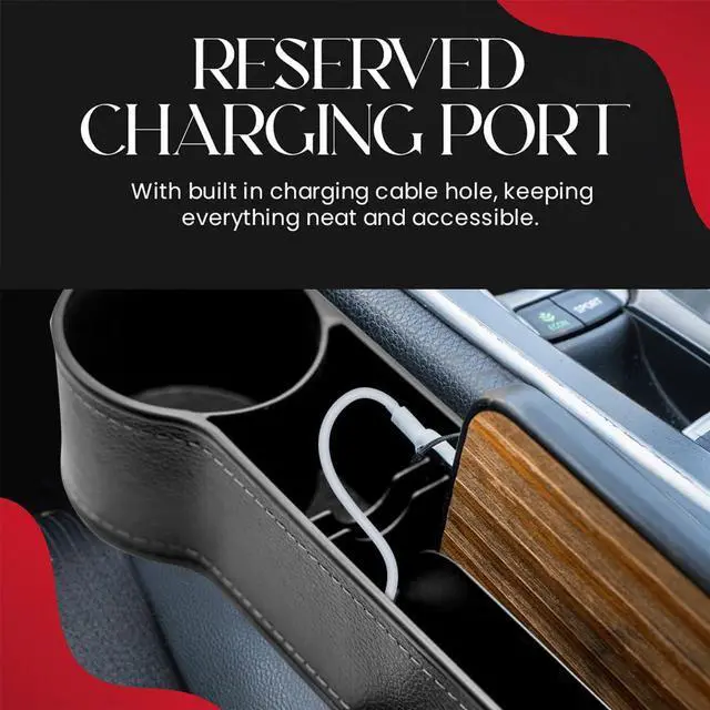 Alt view image 7 of 7 - Car Seat Gap Filler Organizer 2 Pack, Accessory Tray
