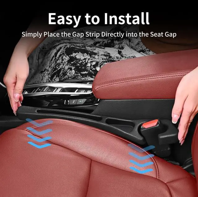 Alt view image 4 of 7 - Car Seat Gap Filler, Organizer Between Seat and Centre Console