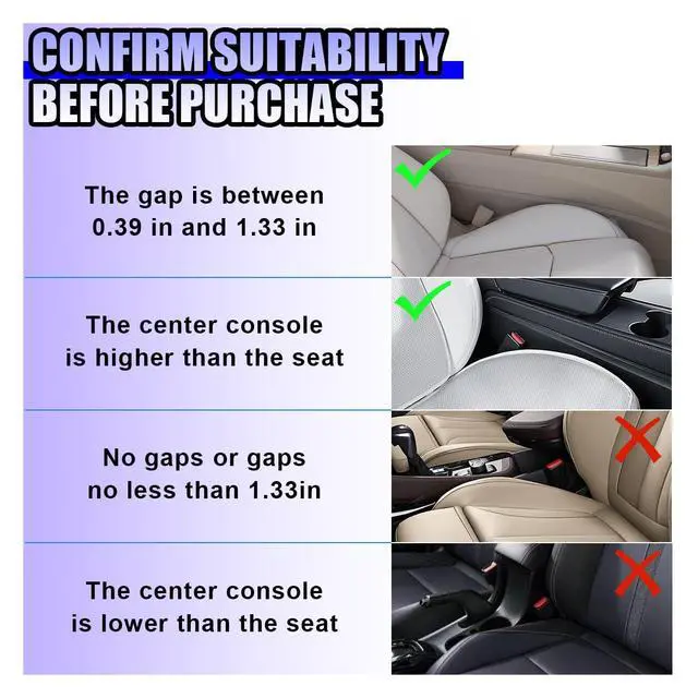 Alt view image 5 of 6 - Car Seat Gap Filler, Multifunctional Car Seat Organizer, Phone Holder Between Seats & Console, Automotive Storage Box Accessories for Keys, Sunglasses, Cards, Phones (Black)