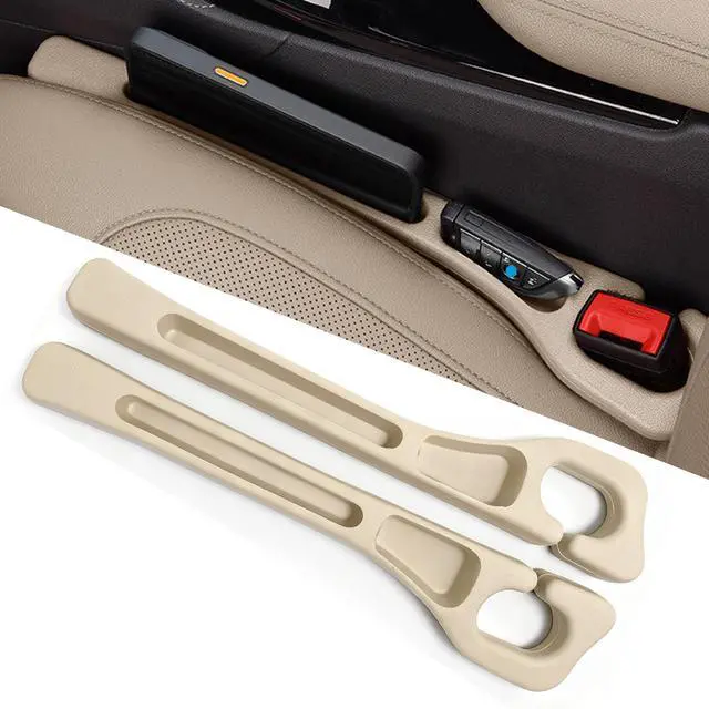 Main image of Car Seat Gap Filler Organizer of 2, 2 in 1 Car Gap Filler(Beige)