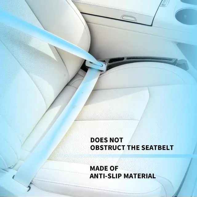 Alt view image 5 of 6 - Car Seat Gap Filler 2PCS, Storage Organizer Prevents Items from Falling
