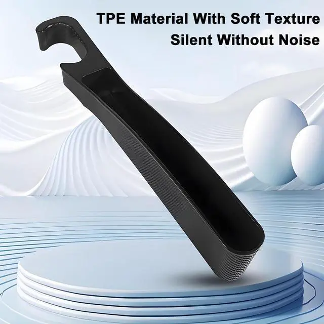 Alt view image 7 of 7 - 2 PCS Car Seat Gap Filler, Seat Gap Filler with Black-Carbon Fiber Texture for Cars SUV Trucks, Console Side Gap Organizer Storage Box with Charge Cable Hole, Fit for 1.2 Inches Seat Console Gap