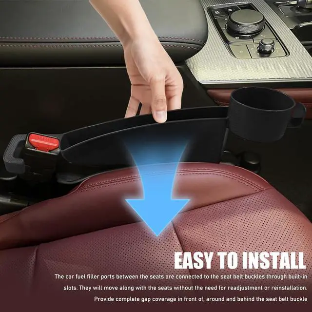 Alt view image 6 of 7 - Car Seat Gap Plug with Storage Slot, Car Seat Gap Filler, 2PCS