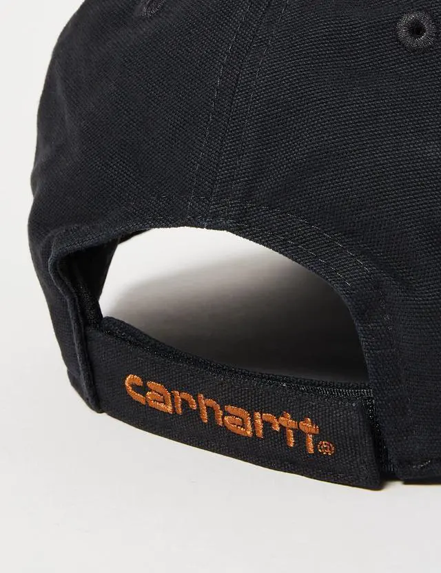 Alt view image 4 of 5 - Men's Canvas Cap, Black, One Size
