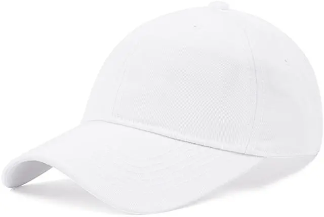 Main image of Oversize XXL 100% Cotton Baseball Cap,Extra Large Ball Caps,Adjustable Dad Cap for Big Heads 23.5"-25.5"