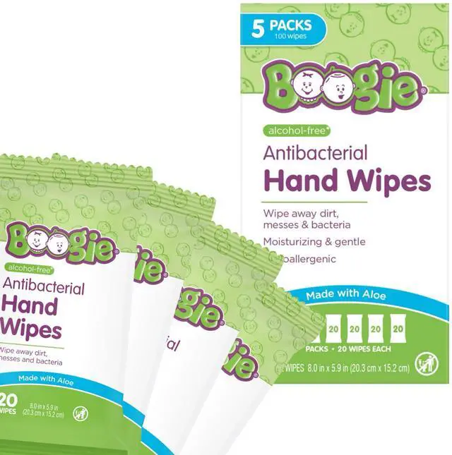 Main image of Wipes - Antibacterial Hand Wipes - 100 Count