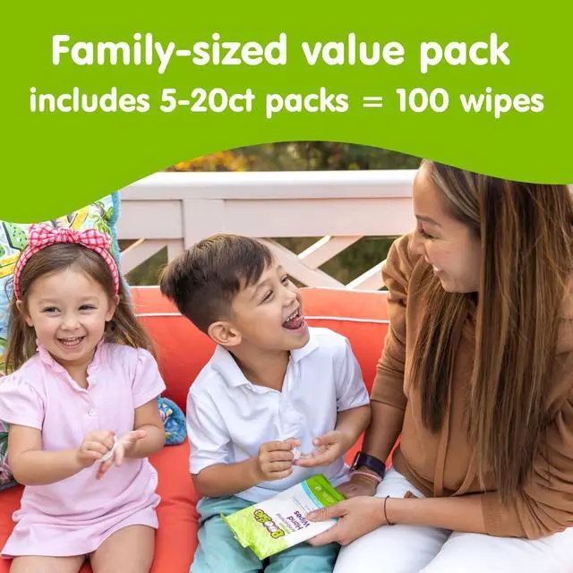 Alt view image 5 of 6 - Wipes - Antibacterial Hand Wipes - 100 Count