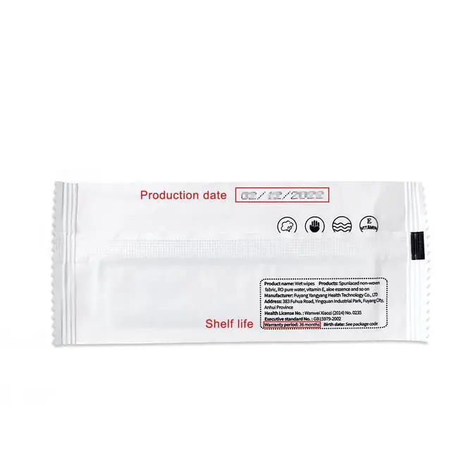 Alt view image 2 of 6 - Individual Hand Wipes, Wet Wipes Individually Wrapped 100 Pack