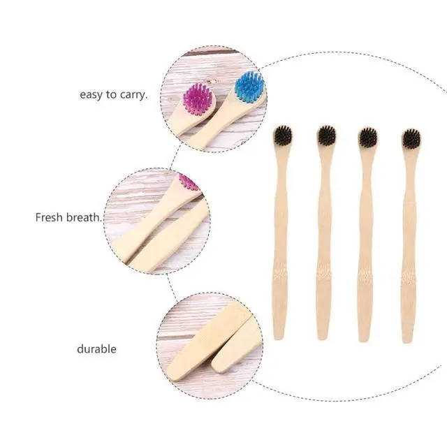 Alt view image 6 of 7 - Tongue Cleaner 4Pcs Set Tongue Scraper and Cleaning Brush Oral Tools for Fresh Breath and Effective Bad Breath Removal Lightweight Portable 7.44In Length