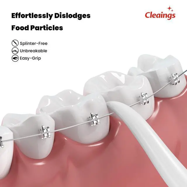 Alt view image 7 of 7 - Disposable Tongue Scraper for Adults 20 Count, 4-in-1 Portable Pre-Pasted Tongue Cleaner Brush with Toothpick for Travel, On-the-Go Oral Care Helps Remove Bad Breath, Mint