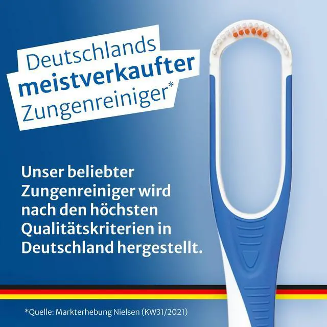 Alt view image 4 of 7 - Pharmacia Tongue Cleaning Set: Tongue Cleaner Brush, Tongue Gel 25ml/ 0.85floz and 10 Dental Picks, German Oral Care