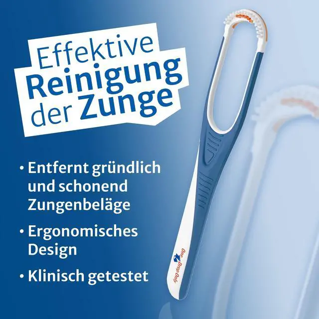 Alt view image 3 of 7 - Pharmacia Tongue Cleaning Set: Tongue Cleaner Brush, Tongue Gel 25ml/ 0.85floz and 10 Dental Picks, German Oral Care
