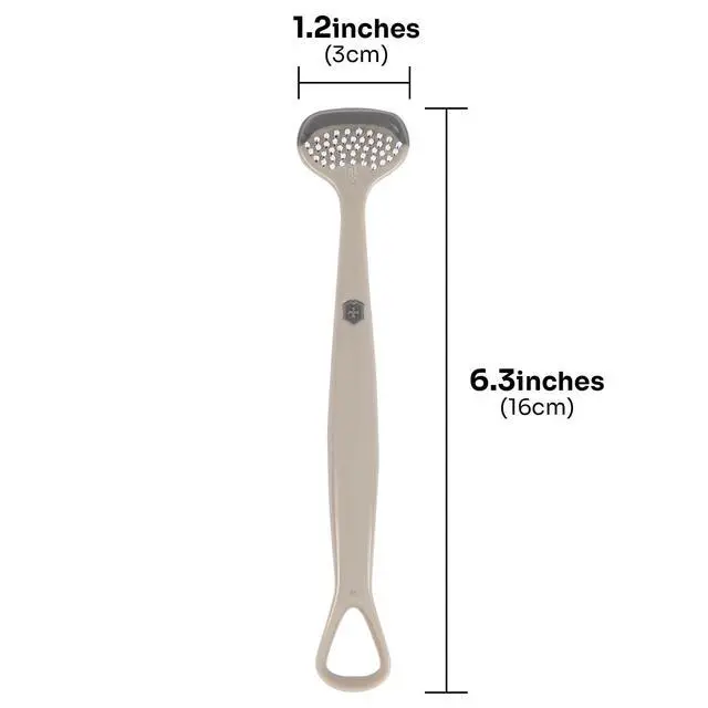 Alt view image 3 of 6 - 6 Pack Tongue Brush and Scraper, Tongue Cleaner for Adults, Tongue Scraper Cleaner for Oral Hygiene and Fresh Breath