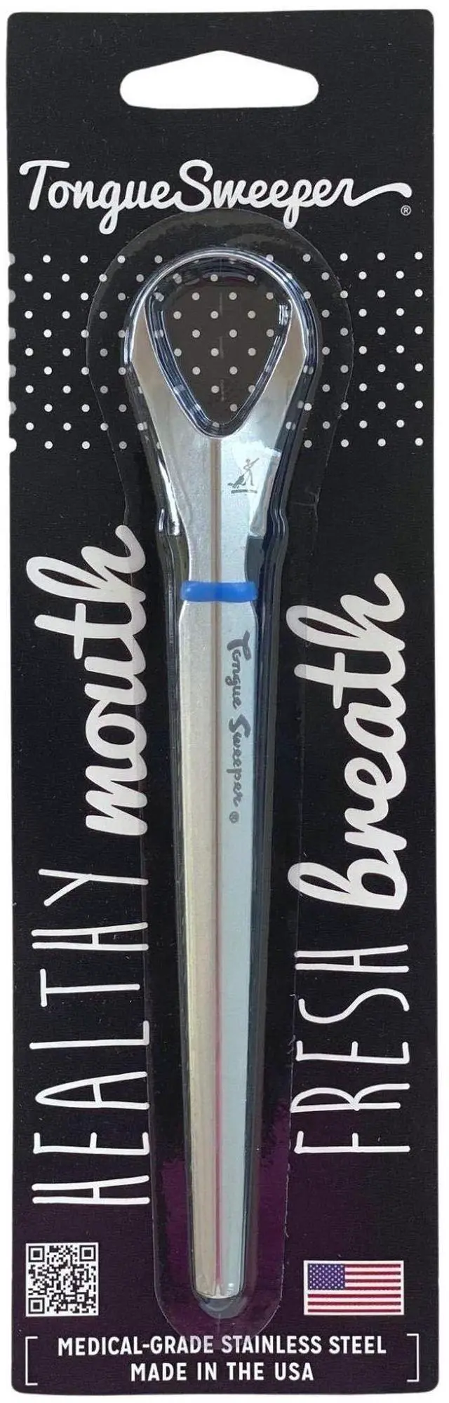 Main image of Model P Medical Grade, Dishwasher Safe, Stainless Steel Tongue Cleaner, Reduce Bad Breath and Improve Taste, Preferred by Leading Dental Schools for Oral Hygiene, (1 Count)