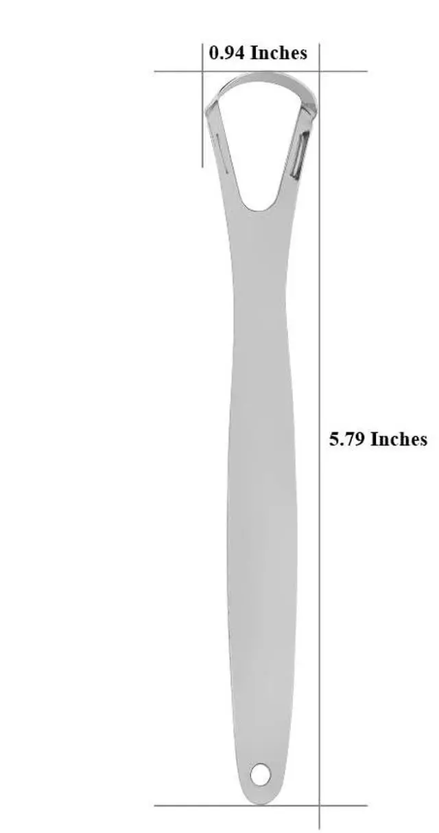 Alt view image 5 of 5 - TC008 Tongue Scraper for Adults 2 Complete Sets (8 Pieces Total) Stainless Steel Tongue Cleaner, Removes White Tongue Coating & Helps Freshen Breath