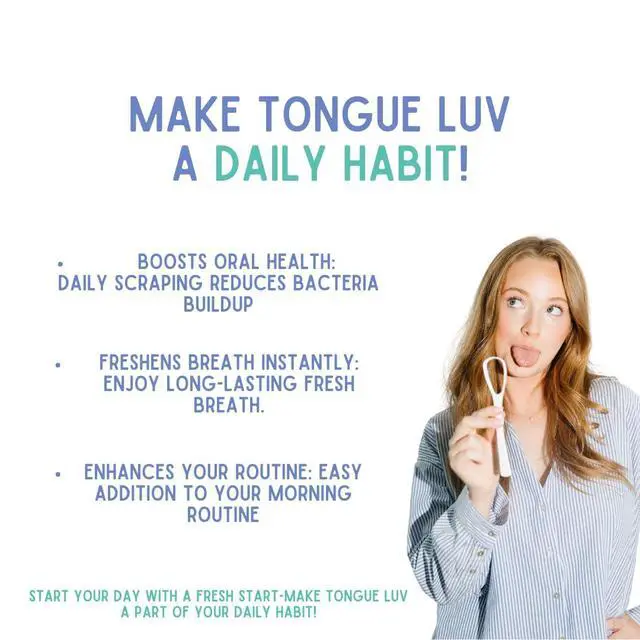 Alt view image 3 of 7 - Ergonomic Tongue Scraper - Dentist-Developed Tongue Cleaner for Adults - Gentle Stylish Tongue Scrubber for Oral Care, Dental Hygiene - Large