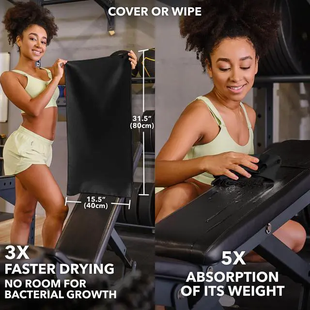 Alt view image 4 of 7 - Microfiber Gym Towels, Quick Dry, Highly Absorbing, Odor-Free