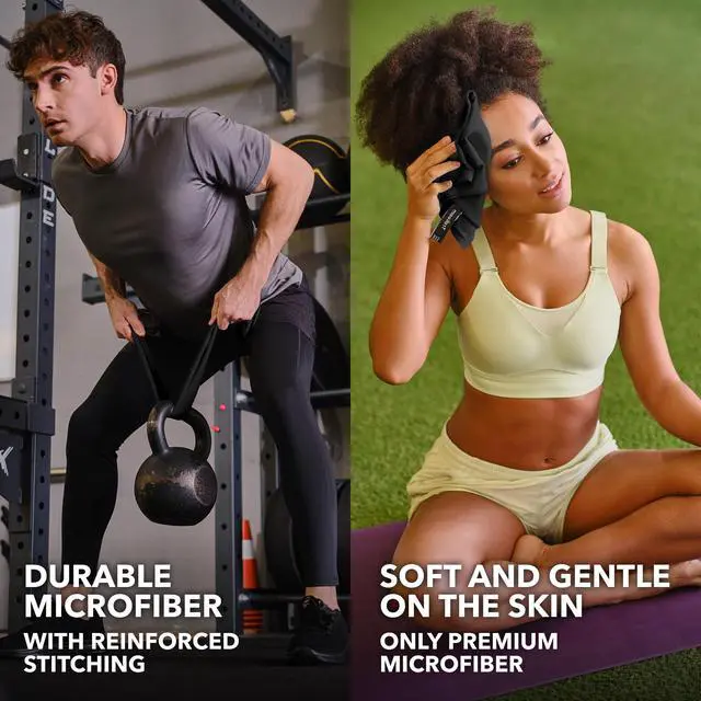 Alt view image 7 of 7 - Microfiber Gym Towels, Quick Dry, Highly Absorbing, Odor-Free