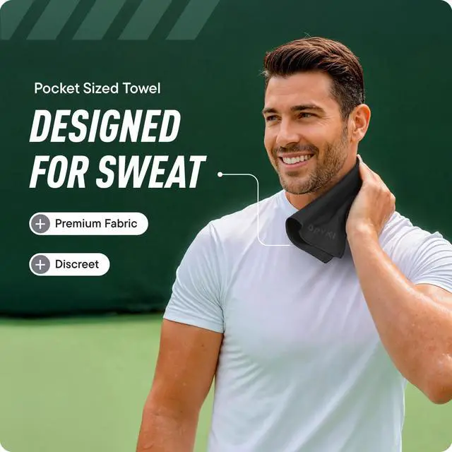 Alt view image 2 of 7 - Pocket-Sized Sweat Towels - The Original Sweat Absorbing Handkerchiefs