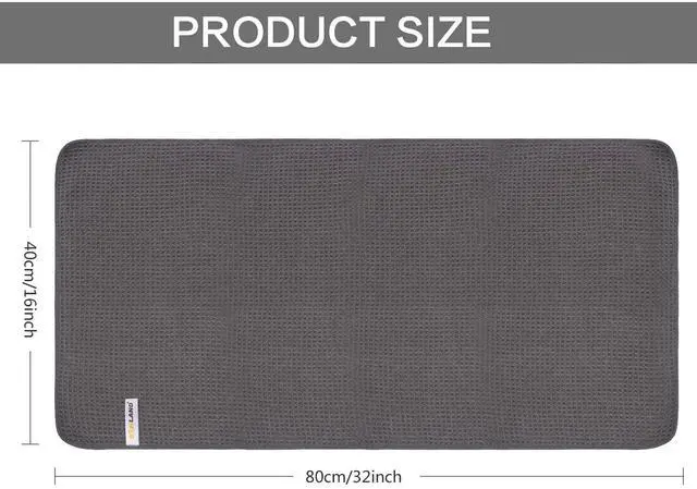 Alt view image 2 of 7 - Microfiber Workout Gym Sweat Towels for Men 16X32In 3 Pack Grey