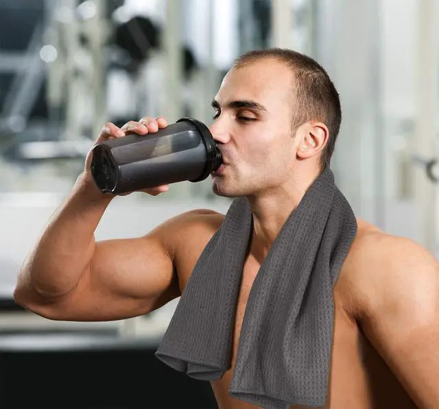 Alt view image 4 of 7 - Microfiber Workout Gym Sweat Towels for Men 16X32In 3 Pack Grey