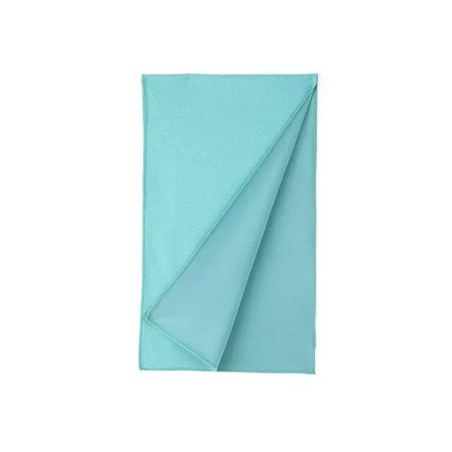 Alt view image 4 of 5 - Cooling Towels for Neck and Face, Sports, Workout Recovery, 40" x 12", Black/Gray/Aqua/Navy, 4-Pack