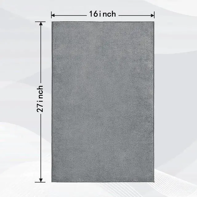 Alt view image 5 of 7 - Gym Towels, Highly Absorbent Sweat Towels, Soft and Quick Drying Gym Towel for Daily Use, Multi-Purpose Towel for Sport, Salon, Spa, Hotel, 16 x 27 Inch, Grey, 3 Pack