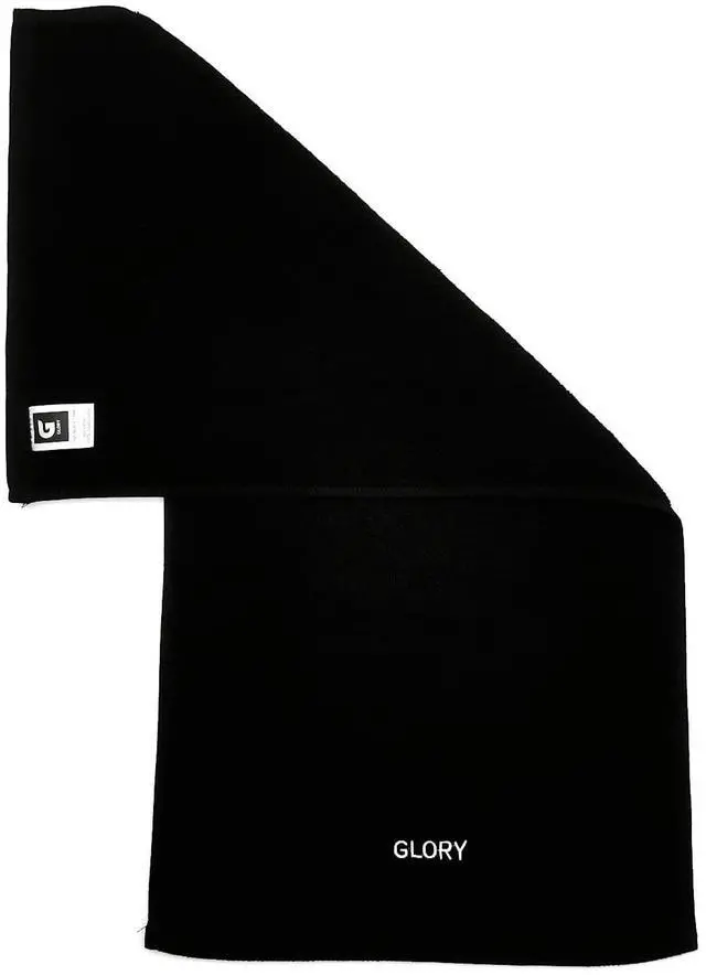 Main image of Glory Gym Towel - 100% Organic Cotton - Soft and Absorbent for Gym, Yoga, spa Dimensions (29.52 X 13.78 inch) 570 GSM (Black)