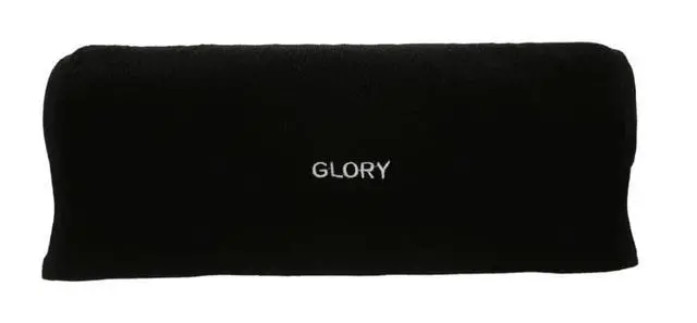 Alt view image 3 of 7 - Glory Gym Towel - 100% Organic Cotton - Soft and Absorbent for Gym, Yoga, spa Dimensions (29.52 X 13.78 inch) 570 GSM (Black)