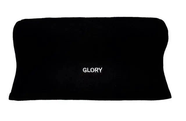 Alt view image 5 of 7 - Glory Gym Towel - 100% Organic Cotton - Soft and Absorbent for Gym, Yoga, spa Dimensions (29.52 X 13.78 inch) 570 GSM (Black)