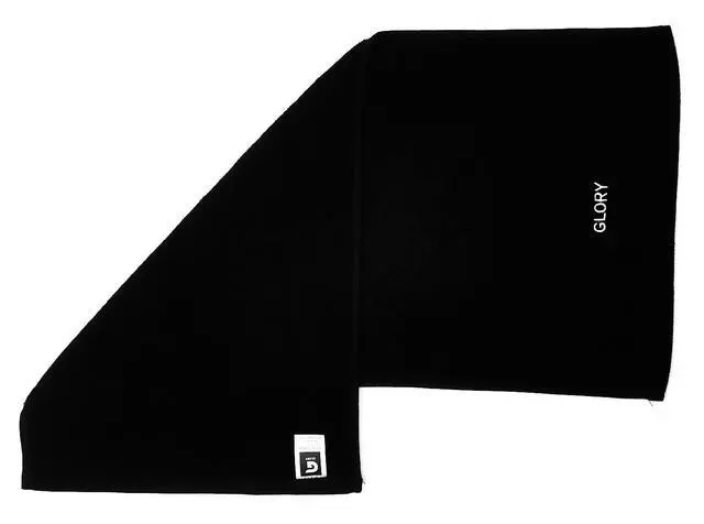 Alt view image 6 of 7 - Glory Gym Towel - 100% Organic Cotton - Soft and Absorbent for Gym, Yoga, spa Dimensions (29.52 X 13.78 inch) 570 GSM (Black)
