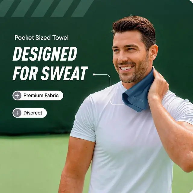 Alt view image 2 of 7 - Pocket-Sized Sweat Towels - The Original Sweat Absorbing Handkerchiefs