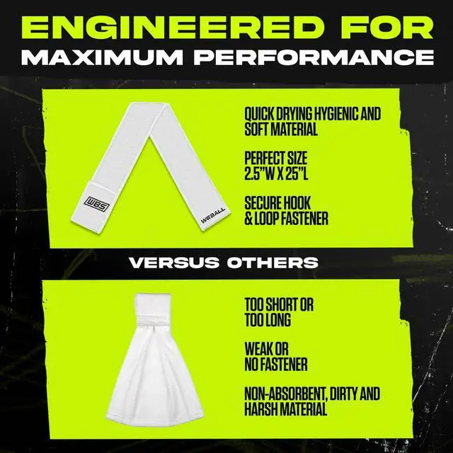 Alt view image 5 of 7 - Streamer Football Towel, Sports Towel with Hook and Loop Fastener to Clean Football Visor and Gloves (White)